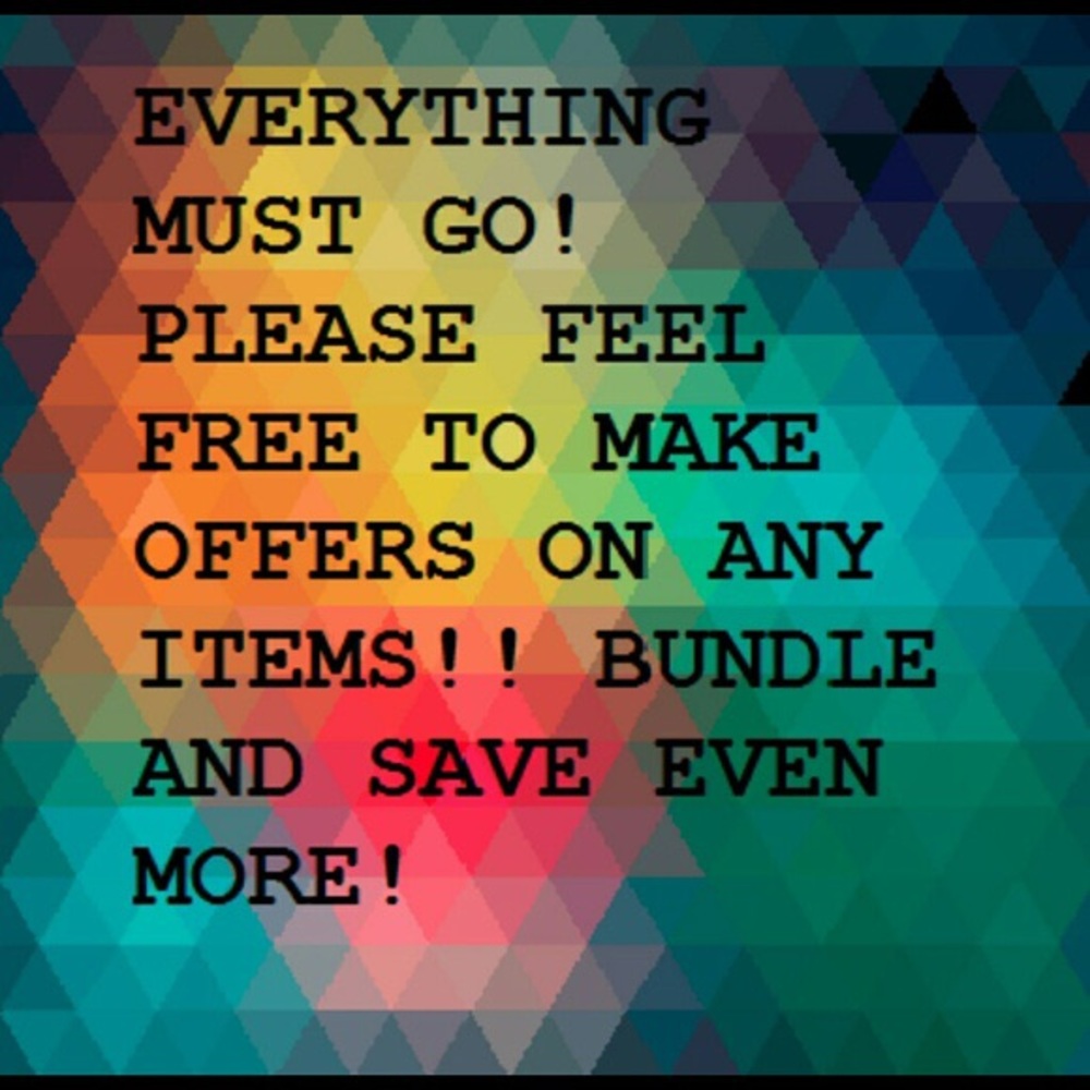 Make offers and bundle!!!